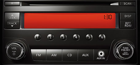 AM/FM/CD Audio System With MP3/WMA CD Playback Capability