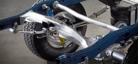 Overslung Multi-Leaf Rear Suspension With Solid Axle