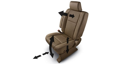 8-Way Power Driver’s Seat With Power Lumbar Support