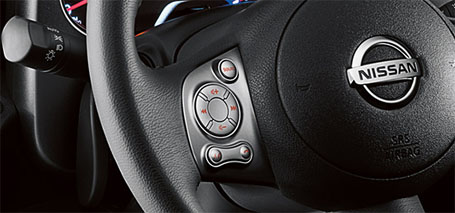 Illuminated Steering-wheel-mounted Audio Controls