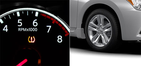 Tire Pressure Monitoring System (TPMS) with Easy-Fill Tire Alert