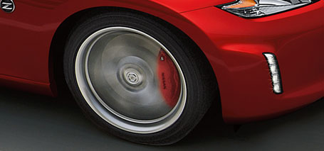 Nissan Sport Brakes with 4-Piston Front Calipers